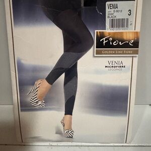 Black Microfibre Leggings